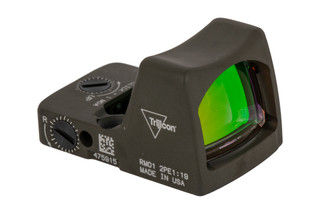 Trijicon RMR Type 2 Adjustable LED Reflex sight features a 3.25 MOA reticle and ODG cerakote finish